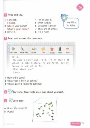 Учебник Спотлайт Быкова 3 класс стр. 15.