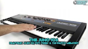 Roland Juno-106 Analog Synthesizer Demo