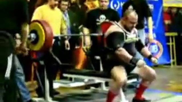 Benchpress Kurpishev Ivan 310 Kg (110 Kat)