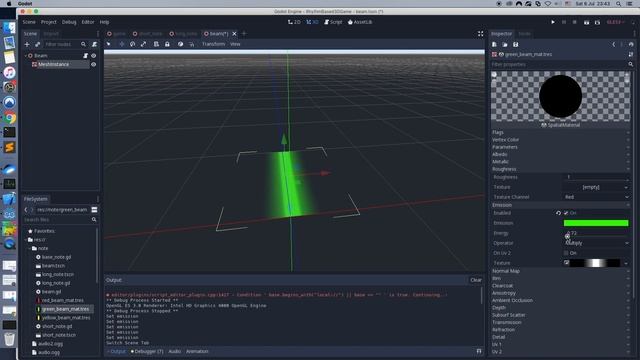 Godot Engine 3D Rhythm Based Game Tutorial / Part 7 - Beam color смотреть онлайн