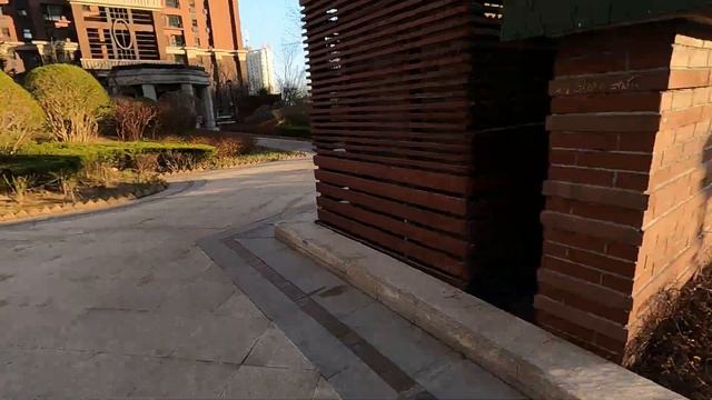 Прогулка возле дома. Шэньян, Китай. Апрель 2021. смотреть онлайн