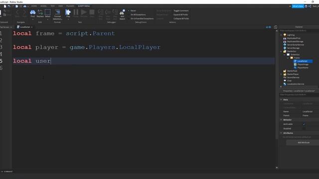 How to Display the Players Image on a GUI - Roblox Studio Tutorial смотреть онлайн