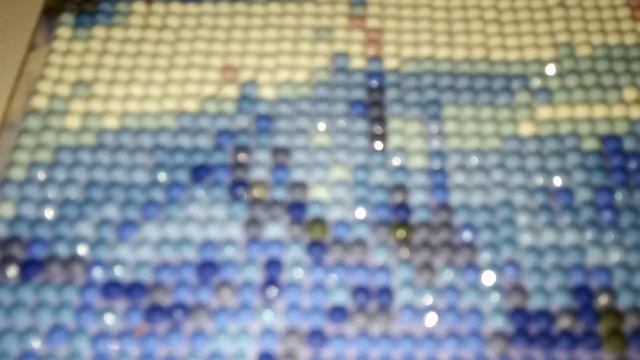 Готовая работа." Волки в зимнем лесу."Алмазная мозайка.#алмазнаямозайка смотреть онлайн