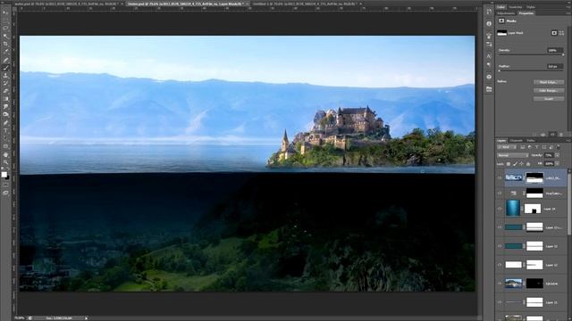 Speed art - Above and below ( #Photoshop CS6 ) | CreativeStation смотреть онлайн