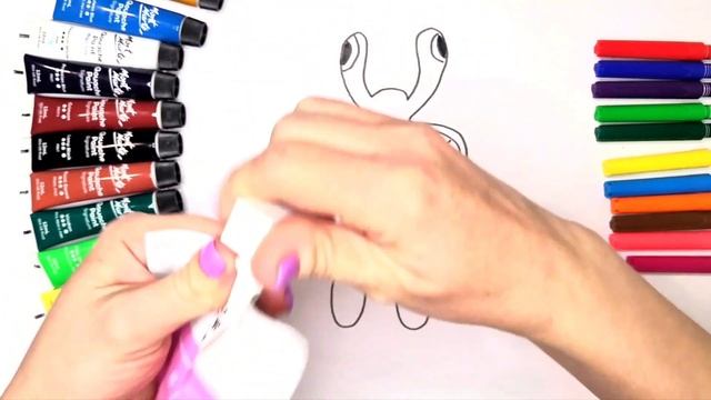 Drawing Rainbow Friends.Colors for children. Рисование Радужных Друзей. Цвета для детей смотреть онлайн
