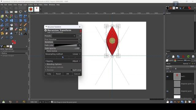 How to Draw a Floral Mandala in GIMP смотреть онлайн