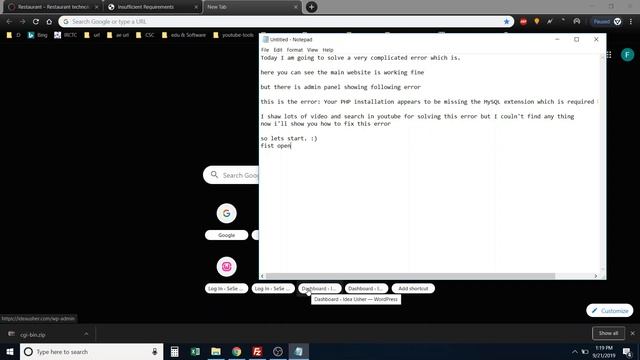 Wordpress Admin Panel Not Open | MySQL extension which is required by WordPress смотреть онлайн