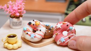 DIY Мини Пончики Донатсы | Мини Еда |  Мини Кухня | How to Make Miniature Donuts | Mini Kitchen