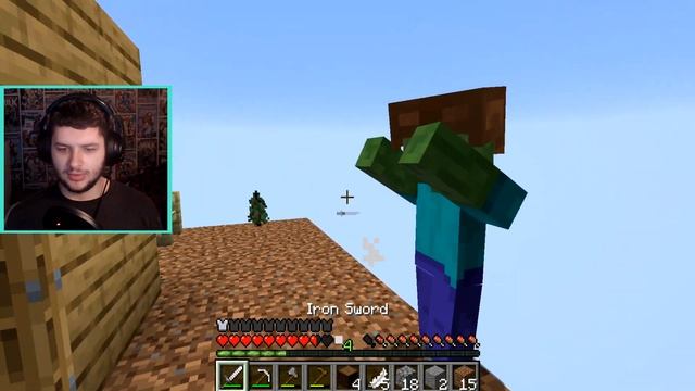 Minecraft But We Have ONE Block (Part 3) смотреть онлайн