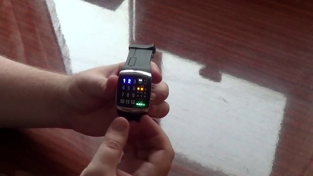 Бинарные часы "Military" смотреть онлайн