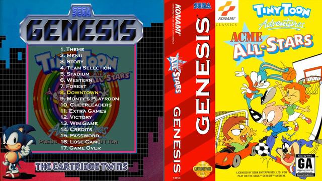Tiny Toon Adventures: ACME All-Stars - Sega Genesis OST смотреть онлайн