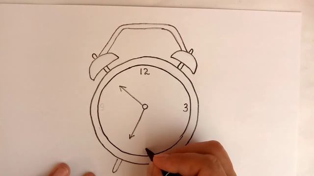 How to draw an alarm clock. Как нарисовать будильник. смотреть онлайн