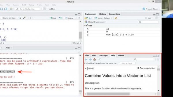 SWIRL Lesson: R Programming E Module 1 Submission
