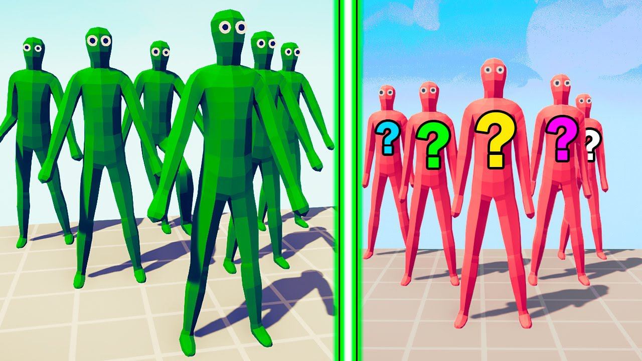 RANDOM TEAM vs ZOMBIE TEAM | TABS - Totally Accurate Battle Simulator смотреть онлайн