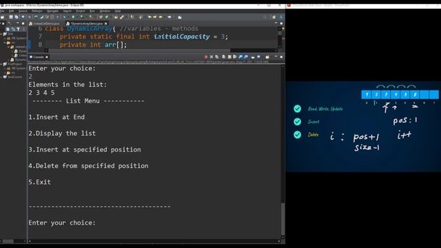 Array Implementation of List in Java - Part 2| Data Structures in Tamil | Logic First Tamil смотреть онлайн