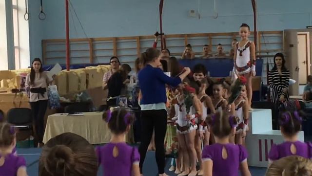 Город Луга гимнастика Афина звездочка.первый место !!! смотреть онлайн