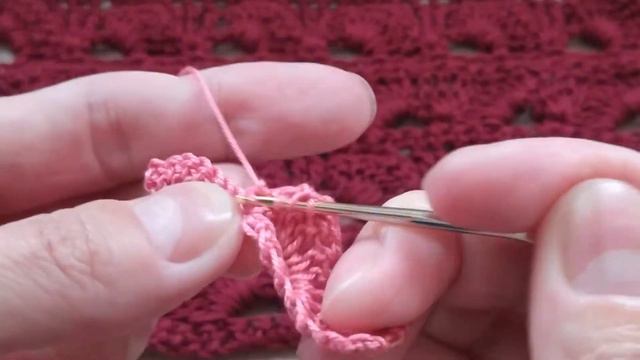 Motif au crochet ajouré inhabituel Coquillages inclinés смотреть онлайн