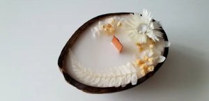 Подробный урок- Свеча в кокосе с нуля для новичков!