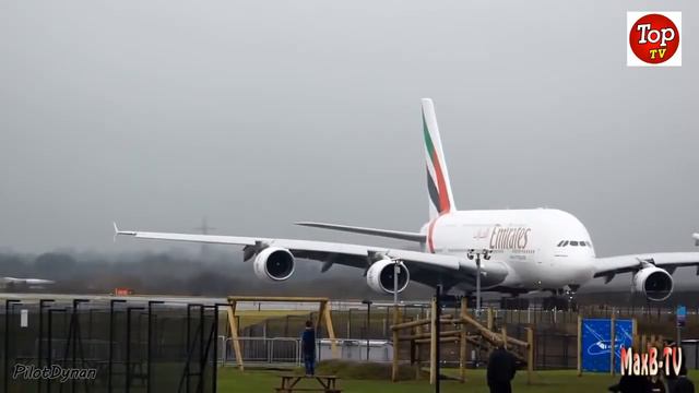 Самый большой самолет в мире !!! Airbus A380 смотреть онлайн