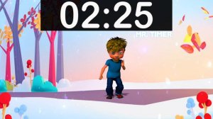 Timer for Kids 5 Minutes! Countdown Timer with Music for Classroom, Dance, Workout, Home, School!