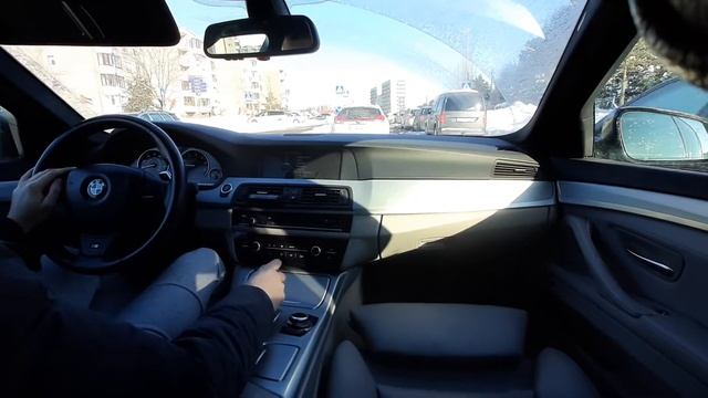 BMW 528i F10 N52B30 N/a POV City  Test Drive