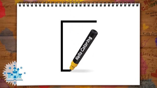 Эльза рисует и разукрашивает геометрические фигуры Раскраска для малышей Учим цвета смотреть онлайн