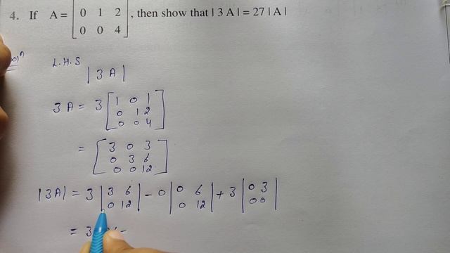 Class 12 Ex 4.1 Q4 Math | Determinants | Q4 Ex 4.1 Class 12 Math | Ex 4.1 Q4 Class 12 Math смотреть онлайн