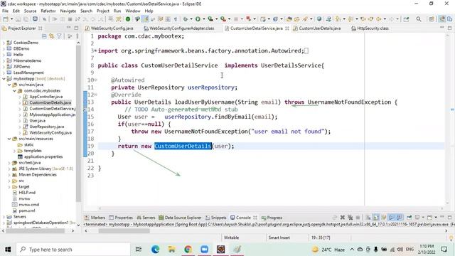 30 Spring Security Implementation смотреть онлайн