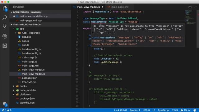 NativeScript Observable Magic String Property Names, Be Gone! смотреть онлайн