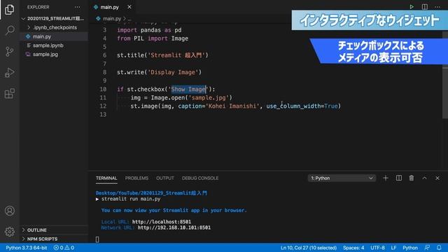 【Streamlit超入門】データ可視化・分析アプリを爆速で作成できるPythonライブラリStreamlitの基礎を70分でマスター смотреть онлайн