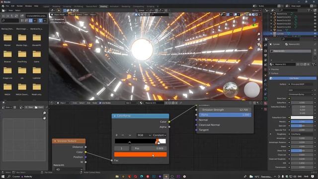 Создайте Научно-Фантастическую трубку с дрожанием Камеры в Blender 2.92 смотреть онлайн