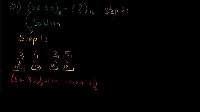 Octal to Hexadecimal Number Conversion with Decimal Point | Number System Conversions смотреть онлайн