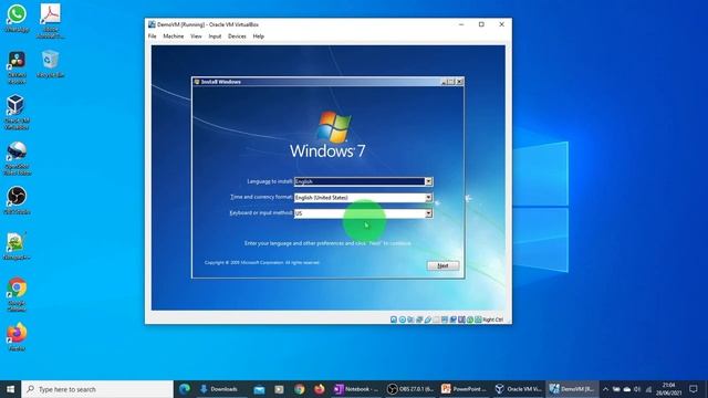 How to create a VM in VirtualBox using an ISO image смотреть онлайн