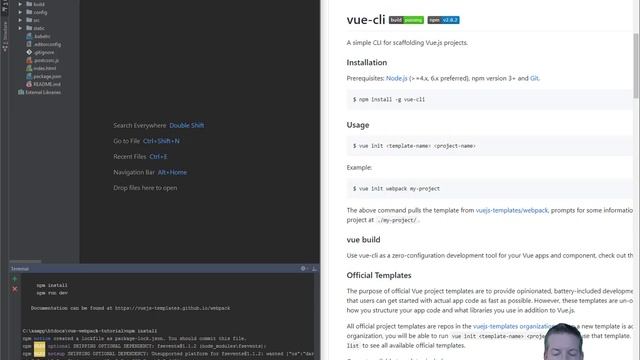Vue 2, Node, NPM, Webpack, & the Vue-CLI - From Scratch - Beginner смотреть онлайн