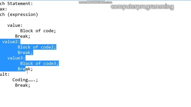Switch statement syntax in java(urdu). смотреть онлайн