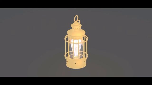 Фонарь. Спроектировано в 3 ds Max. смотреть онлайн
