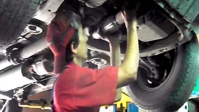 LEXUS RX300 Замена выхлопной гофры