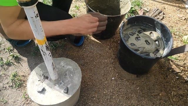Самодельные гантели и штанги из бетона. Домашняя качалка с помощью цемента смотреть онлайн