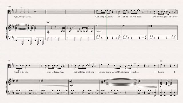 Viola - Reflektor - Arcade Fire Sheet Music, Chords, & Vocals смотреть онлайн