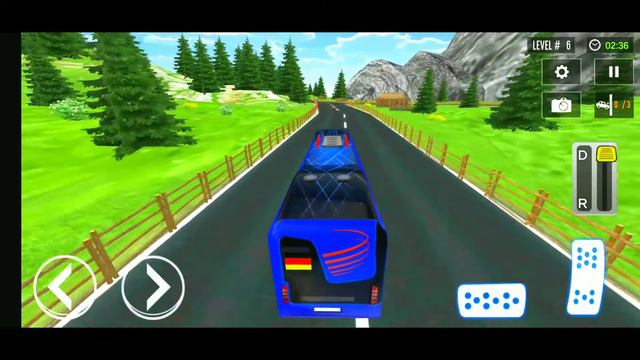 Off Road Bus Diving Game 🎮 Blue Bus Diving Android Gameplay смотреть онлайн