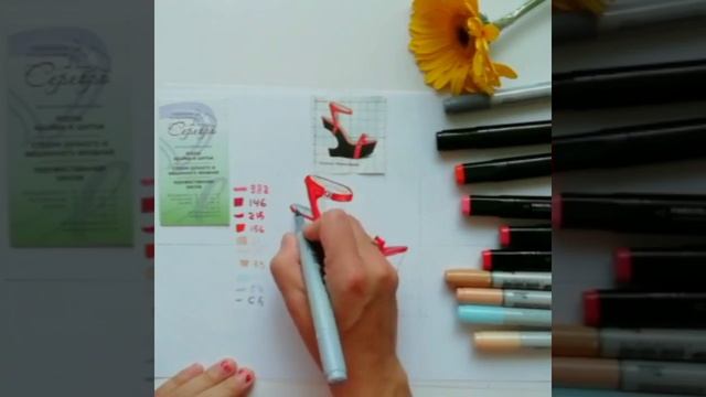 Видео урок преподавателя курса Fashion рисунка Анны Баяновой. Рисуем туфли смотреть онлайн