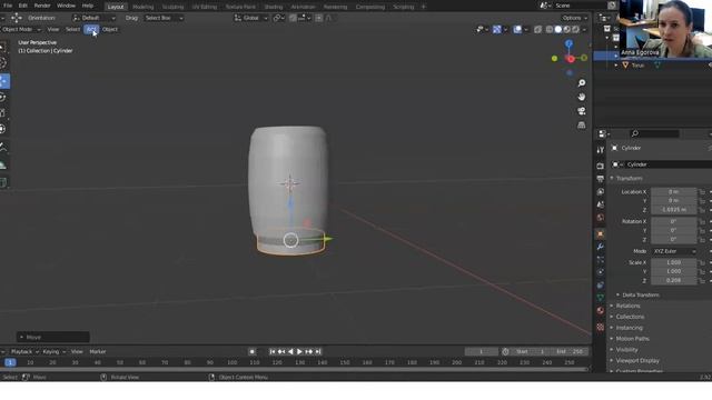 Простая модель в Blender. Часть 2. смотреть онлайн
