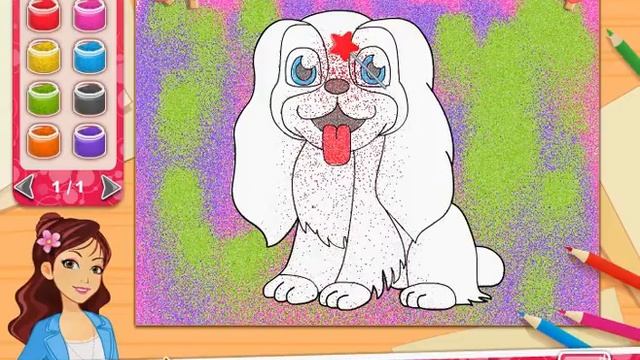 Игра Песочная Раскраска.Game Sand Coloring. смотреть онлайн