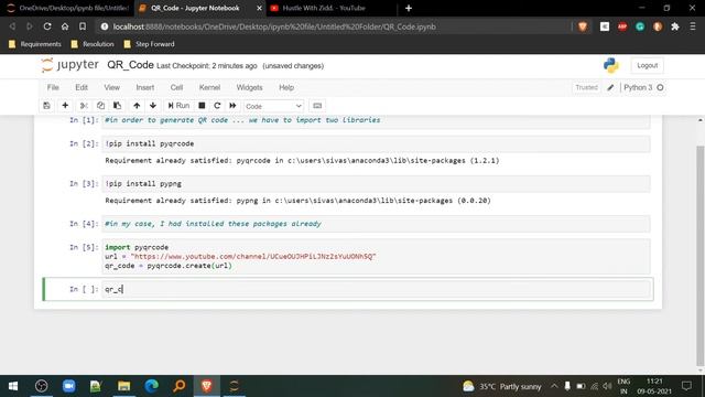 ?Generate QR Code using Python | Python | Automation with python смотреть онлайн