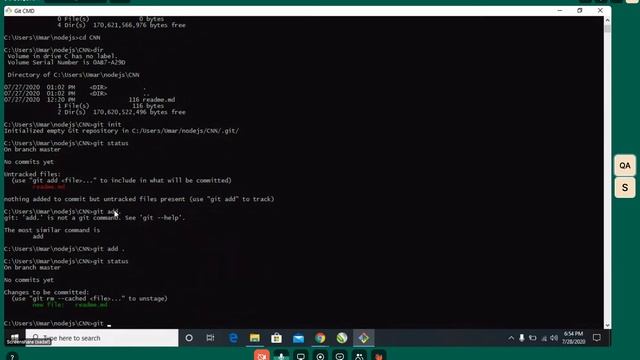 Lecture 13 - How to use GIT CMD to navigate through folders and push a local repository to Github. смотреть онлайн