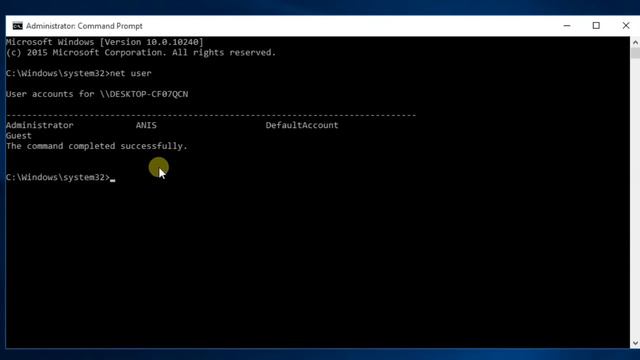 How to change windows password using cmd(windows 10,8,7,xp) смотреть онлайн