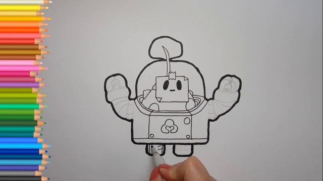 Как нарисовать Спраута из бравл старс рисунки | Sprout brawl stars drawings смотреть онлайн