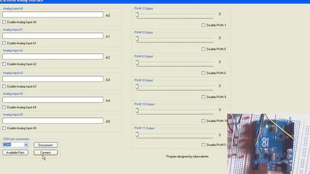 Arduino GUI interface made with C# in VS2010 смотреть онлайн