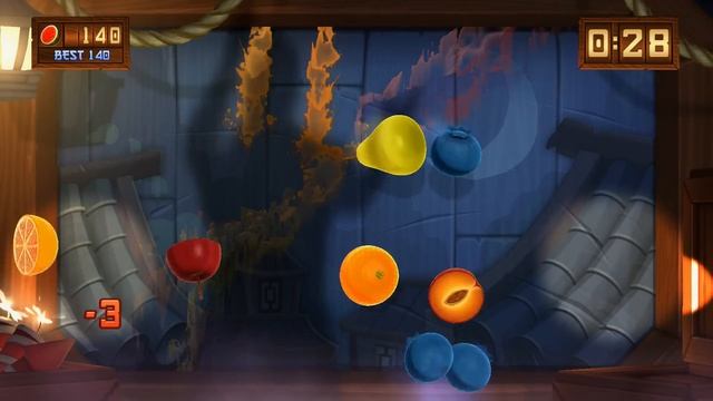 Fruit Ninja Kinect 2 Xbox One gameplay Festival смотреть онлайн