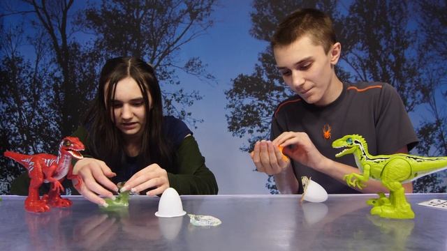 Robo Alive Rampaging Raptors Robotic Pets! смотреть онлайн